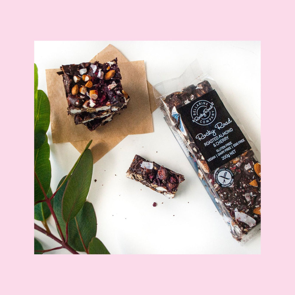 Roasted Almond and Cherry Rocky Road (GF)