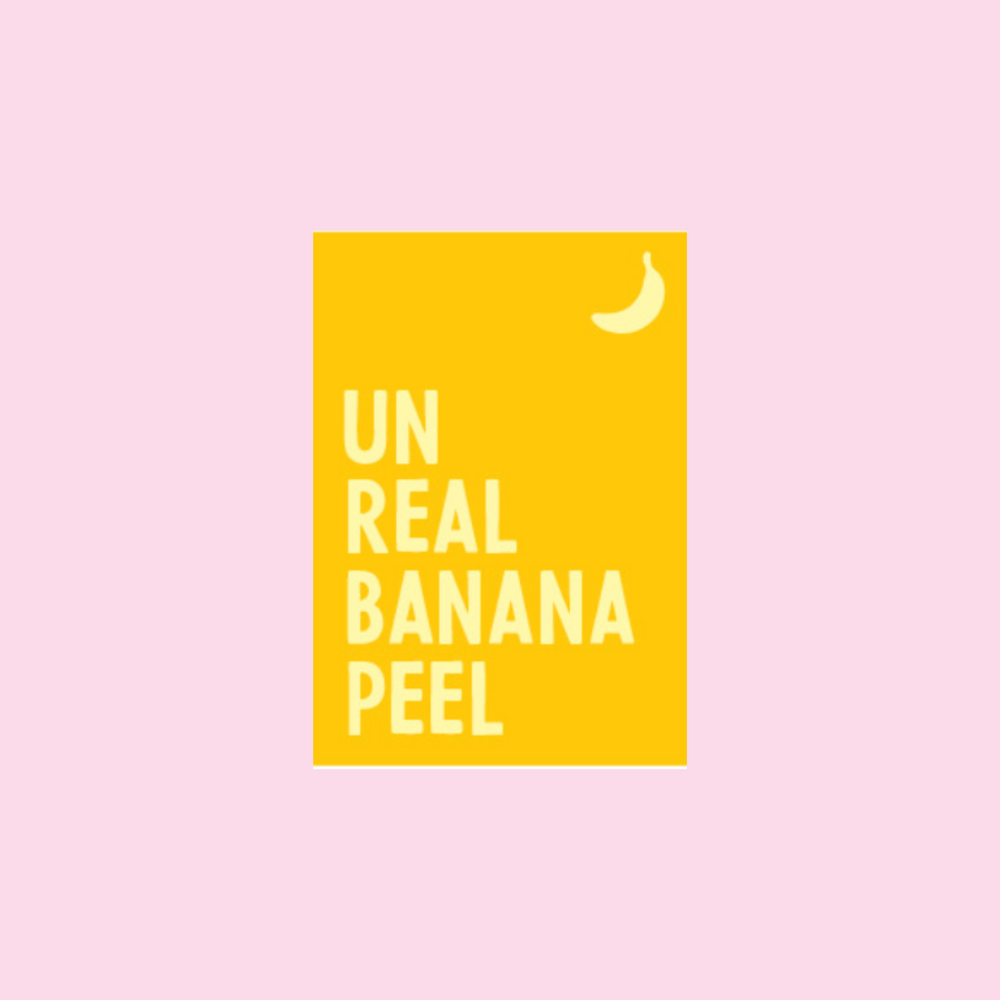 Unreal Banana Peel Greeting Card