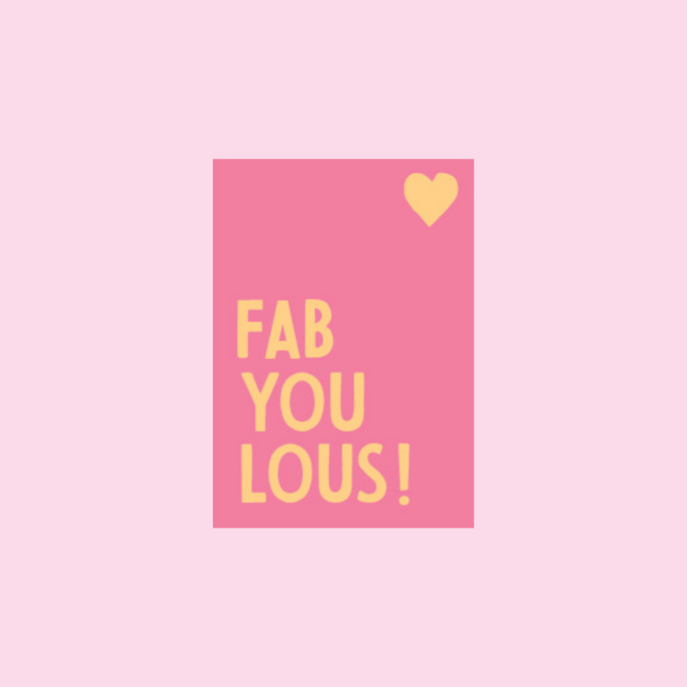 FabYouLous Greeting Card