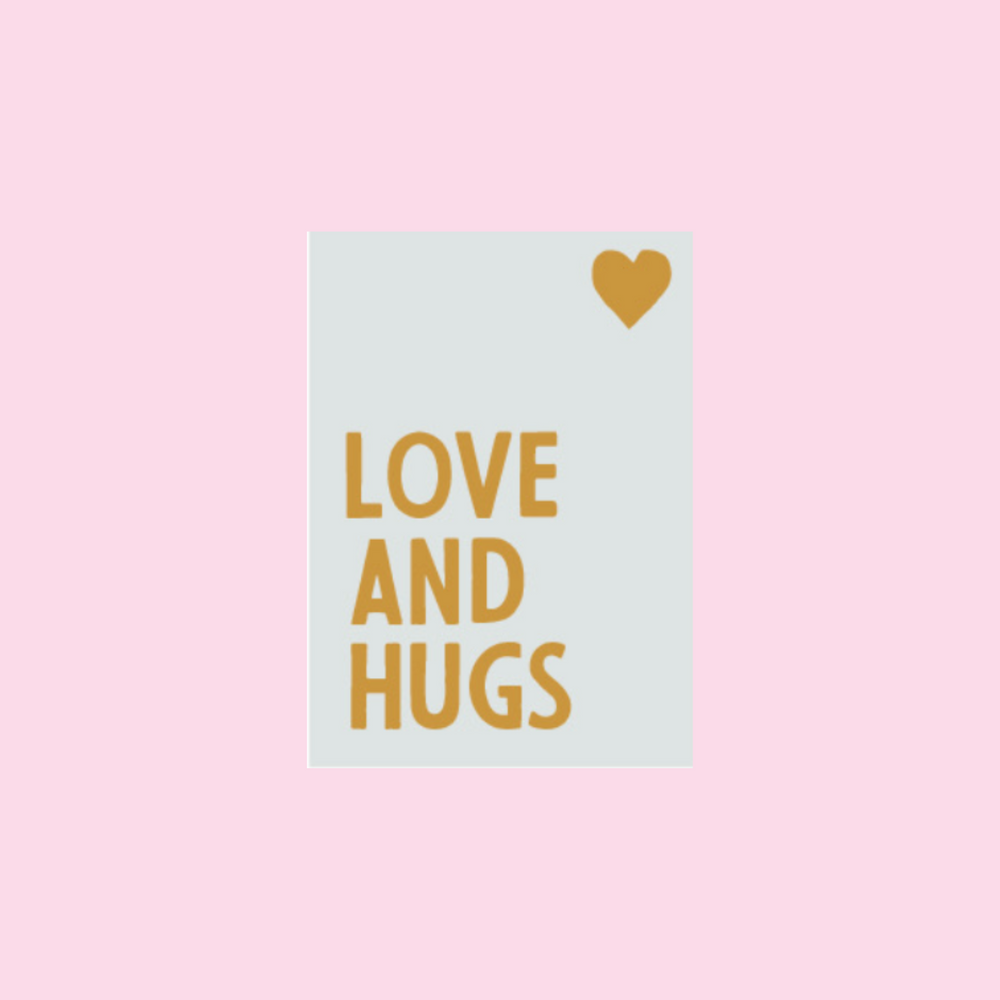 Love and Hugs Greeting Card