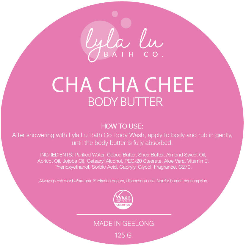 
                  
                    Load image into Gallery viewer, Cha Cha Chee Body Butter 125g
                  
                